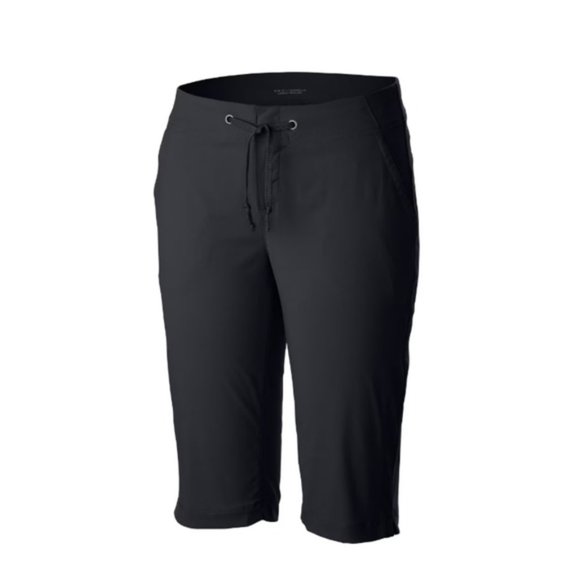 Columbia Black Swim Board Shorts Trunks Cover-Up Beach Swimsuit Womens 14 - Picture 1 of 8